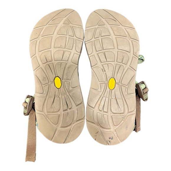 Chaco Z cloud X2 Sport single toe Sandals Size 8, Green, Outdoors/Hiking/Water - Picture 6 of 6